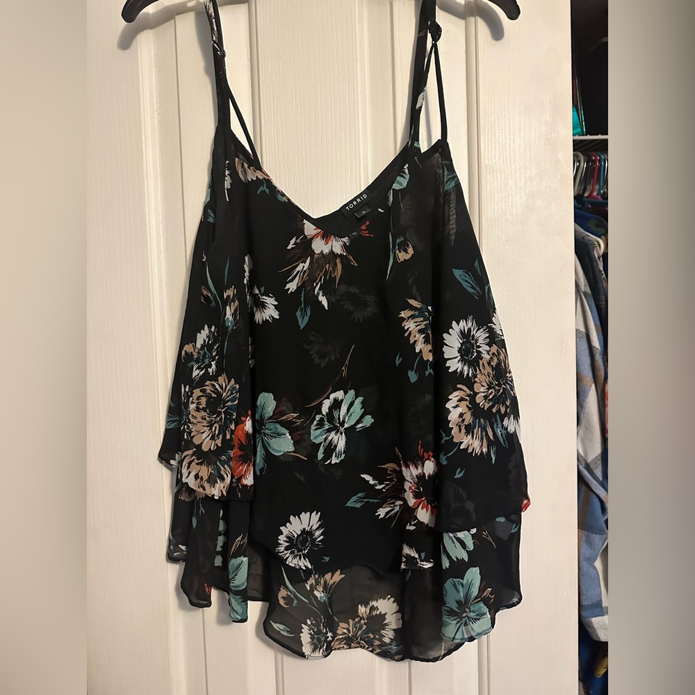Torrid tank top blouse